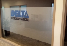 Delta Elevator frosting and custom printed logo