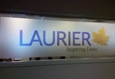 Laurier Logo Printed on Frost