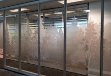 UV Printed Grpahic on Boardroom