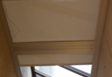 Skylight blinds 1 closed